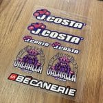 Jcosta Stickers Autocollant 3D