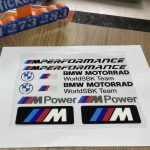 BMW MPOWER Stickers Autocollant 3D